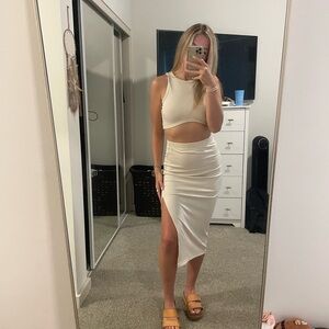 Cream two-piece set from Amazon